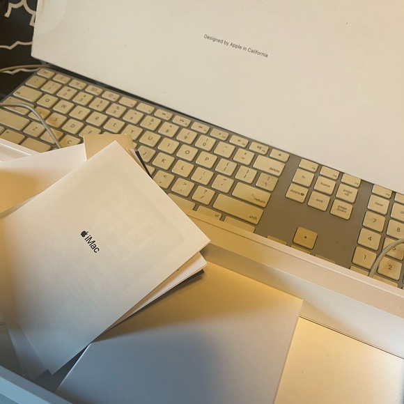 Apple Other - Apple Silver and White Keyboard with Mouse